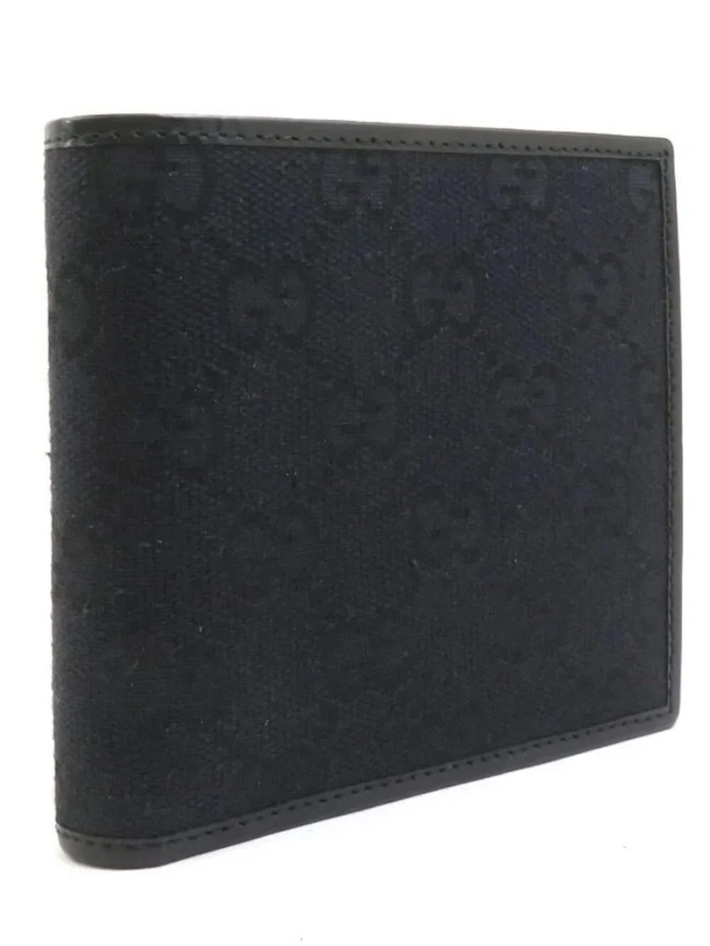 Auth GUCCI Bifold Wallet Black GG Canvas - 56493g - Picture 4 of 16